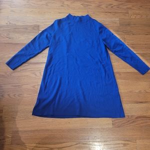 COS Blue Long Sleeve Dress
